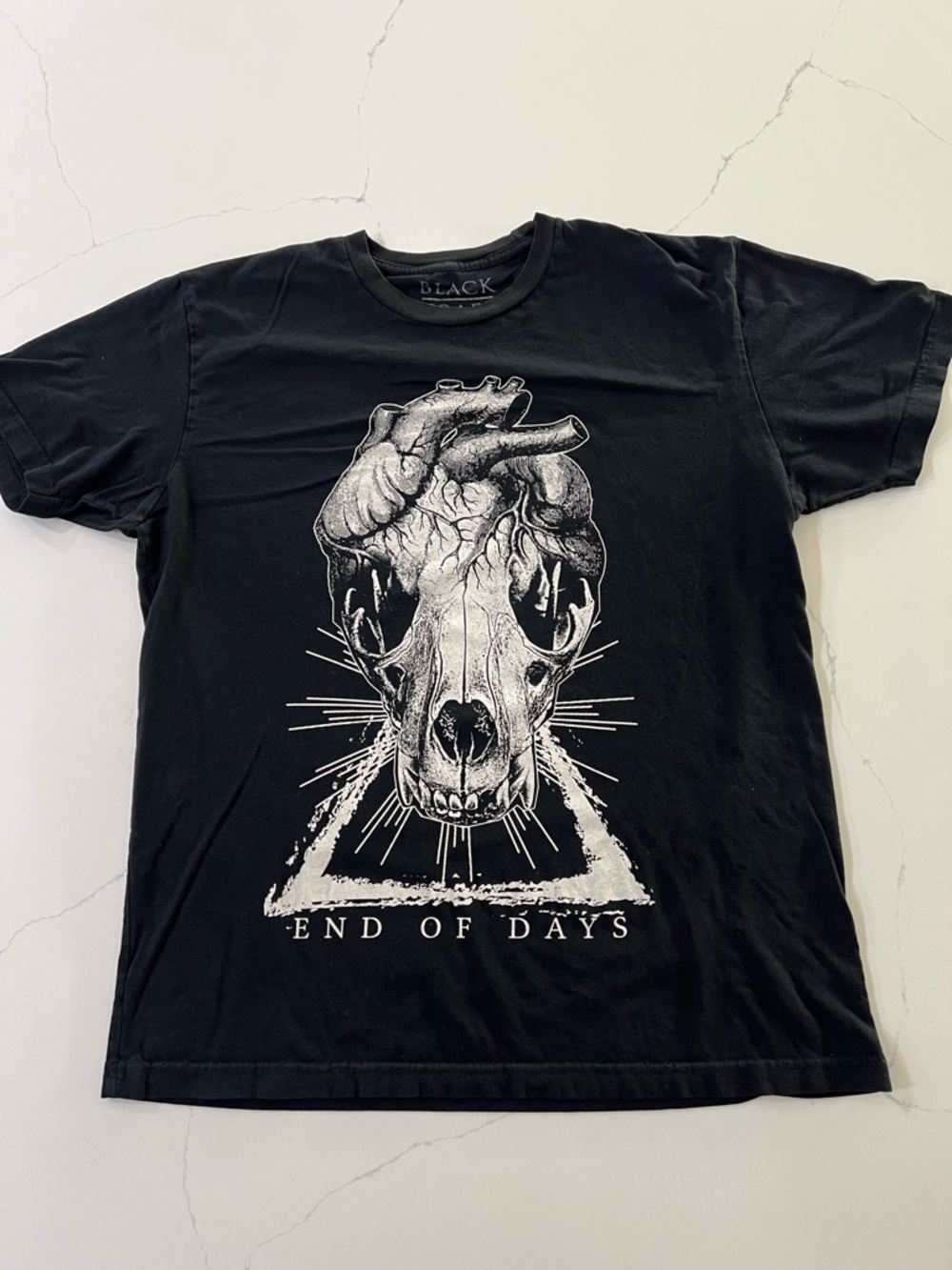 Black Craft End of Days Band T-shirt - Men’s: Large - Black / White